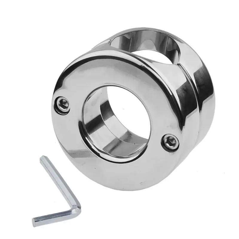 Heavy Duty Cock Cage Stainless Steel Scrotal Stretch Pendant Ring Penis Weighted Sleeve Physical Exerciser Gay Erection Pleasure