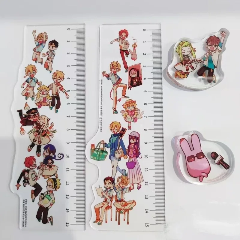 

Линейка Ханако-кун в унитазе Яширо Нене Ханако, аниме, периферийные устройства, милый мультфильм, линейка 15 см, предметы первой необходимости для студентов, подарки