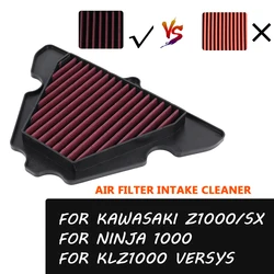 For Z1000 Air Filter Intake Cleaner Air Element Cleaner Engine Protector For Kawasaki Z 1000 SX Z1000SX NINJA 1000 Accessories