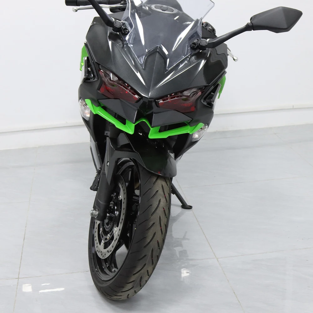 For NINJA 500 Front Wing For KAWASAKI NINJA 500 2024 2025 Fairing Winglets Aerodynamic Mouth Shell Cover Protection Guards