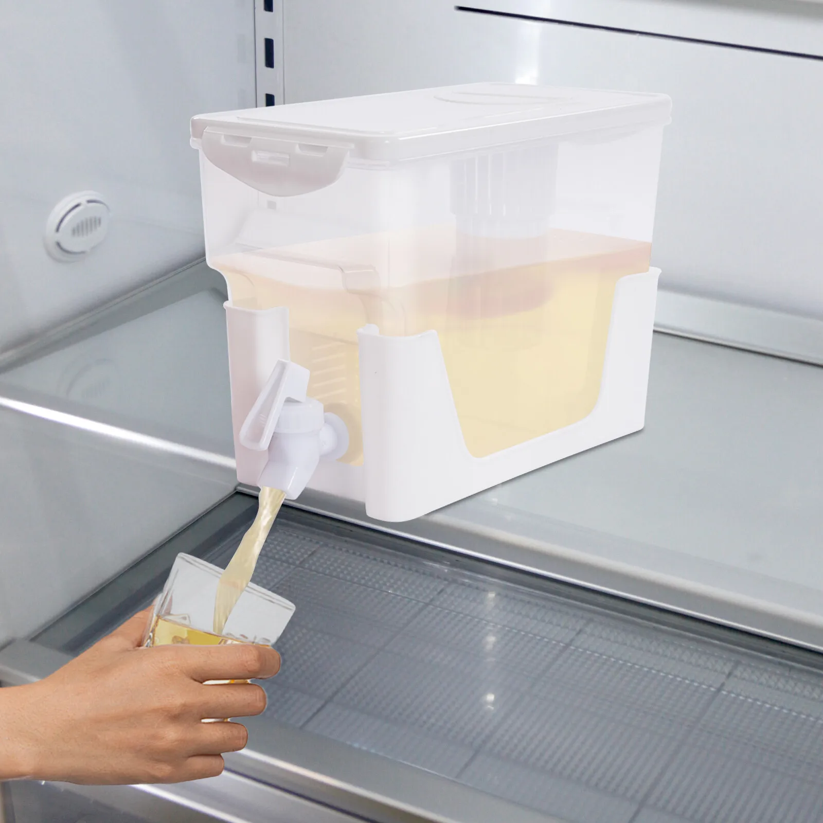 3,5-Liter-Getränkespender, gute Abdichtung, hält frisch, einfach zu verwenden, sauber, leicht, kompakt, für den täglichen Gebrauch von Camping-Picknicks