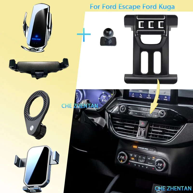 

Car Mount for Ford Escape Ford Kuga 2020 2021~2025 Mobile Phone Holder Air Vent Cellphone Bracket Gravity Stand Auto Accessories