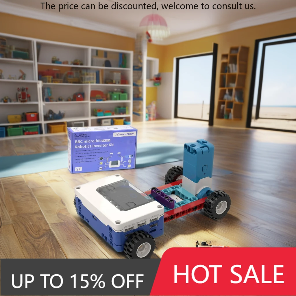 

Microbit 10-in-1 Educational DIY Kit Electric Solar Science Building Block Sets, STEM Toys & Games For Kids