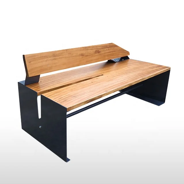 New Design Street Patio Park Bench Seat,WPC Wooden Slats For Bench