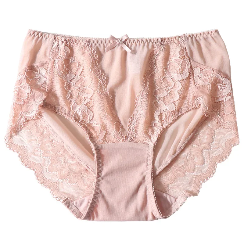 Plus Size Lace Underwear for Women Sexy Panties Mentrual Panties Underwear Women Ropa Interior Femenina