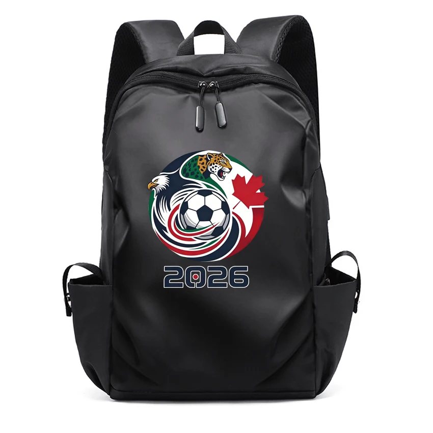 

Girl School Bag College Student Women Man Female Laptop Backpack 2026 USA Canada Mexico Soccer Travel USB Backpack World