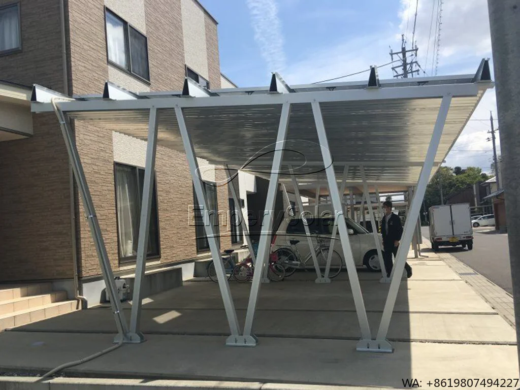 

Aluminum Solar Carport System MPPT/PWM Monocrystalline Polycrystalline Silicon Lithium Ion Battery 20kW Load for Home Use Ground