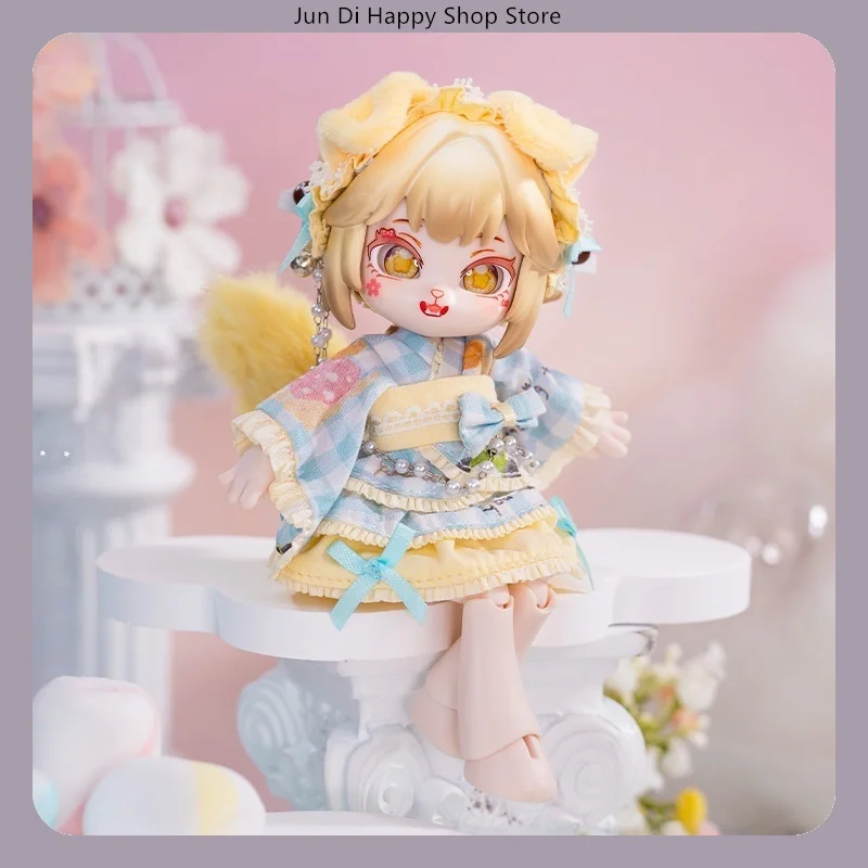 ​ COME4FREE 1/12 BJD poupée vêtements brise de mer Milkshake conte de fées série robe tenue ensemble pour OB11 poupée vêtements