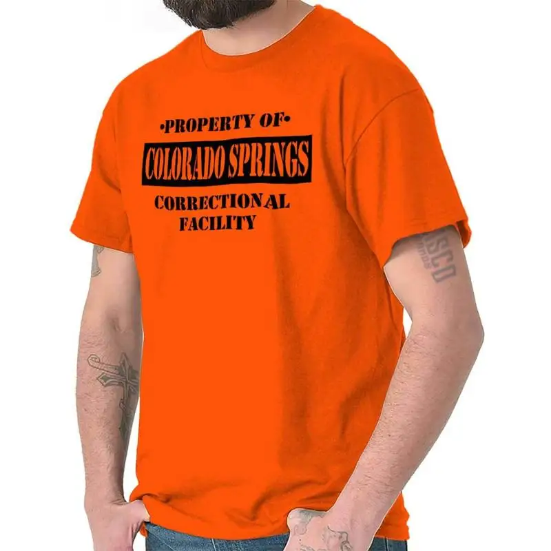 

Property of Colorado Springs CO Prison The New Black Novelty T Shirt Tee