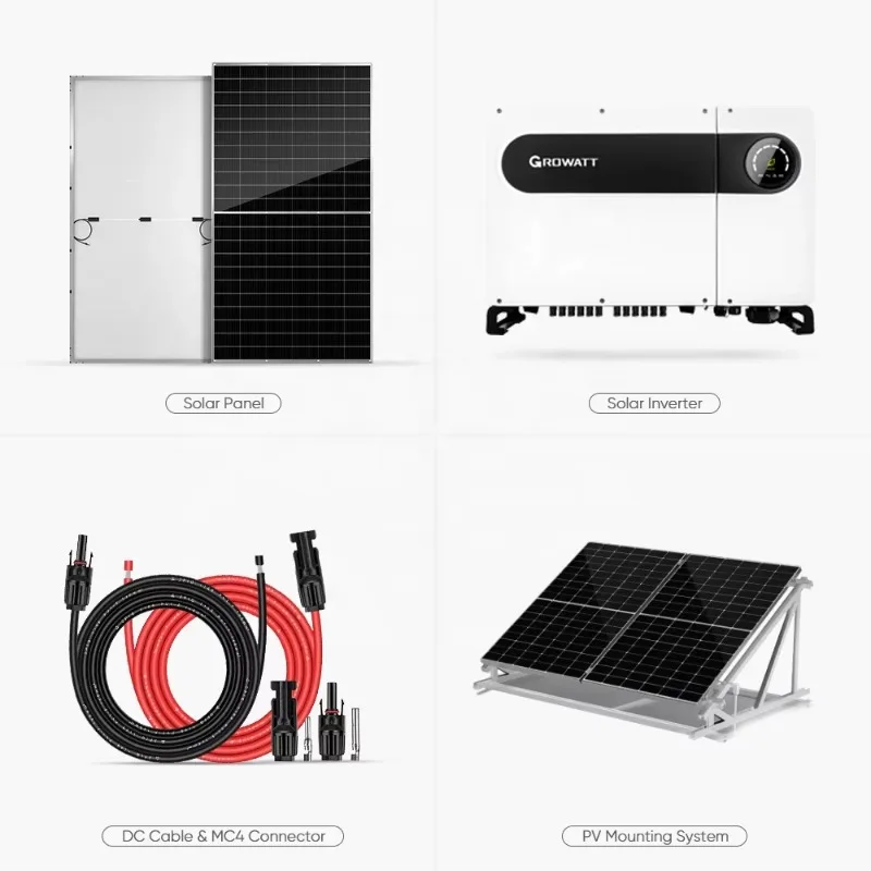 Полная коммерческая система солнечных панелей мощностью 30 кВт, 50 кВт, 100 кВт, 500 кВт, промышленная сетевая система солнечной энергии