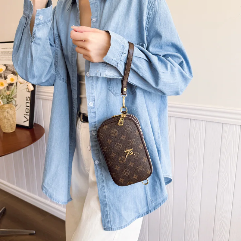 حقيبة كاميرا فاخرة جديدة 2025 - حزمة صدر كروس نسائية مطبوعة بتصميم كلاسيكي، نمط كتف محمول متعدد الاستخدامات #4