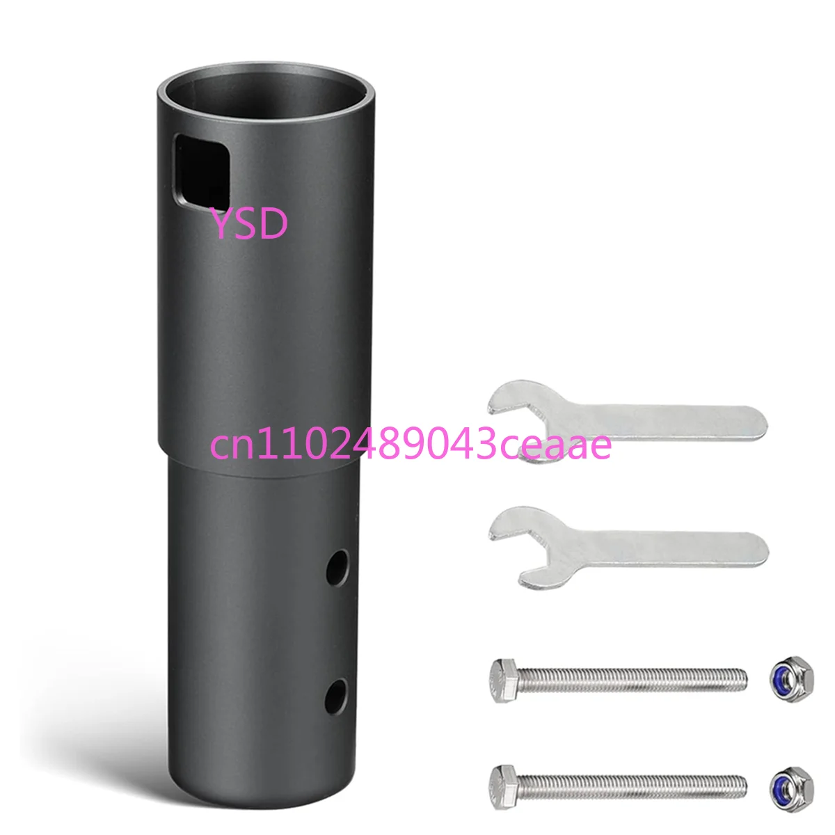 Pole Mount,Pipe Adapter Aluminum Alloy Mount Kit for Starlink Dish V2 Antenna Mast Pole Satellite Mast Without U Clamp
