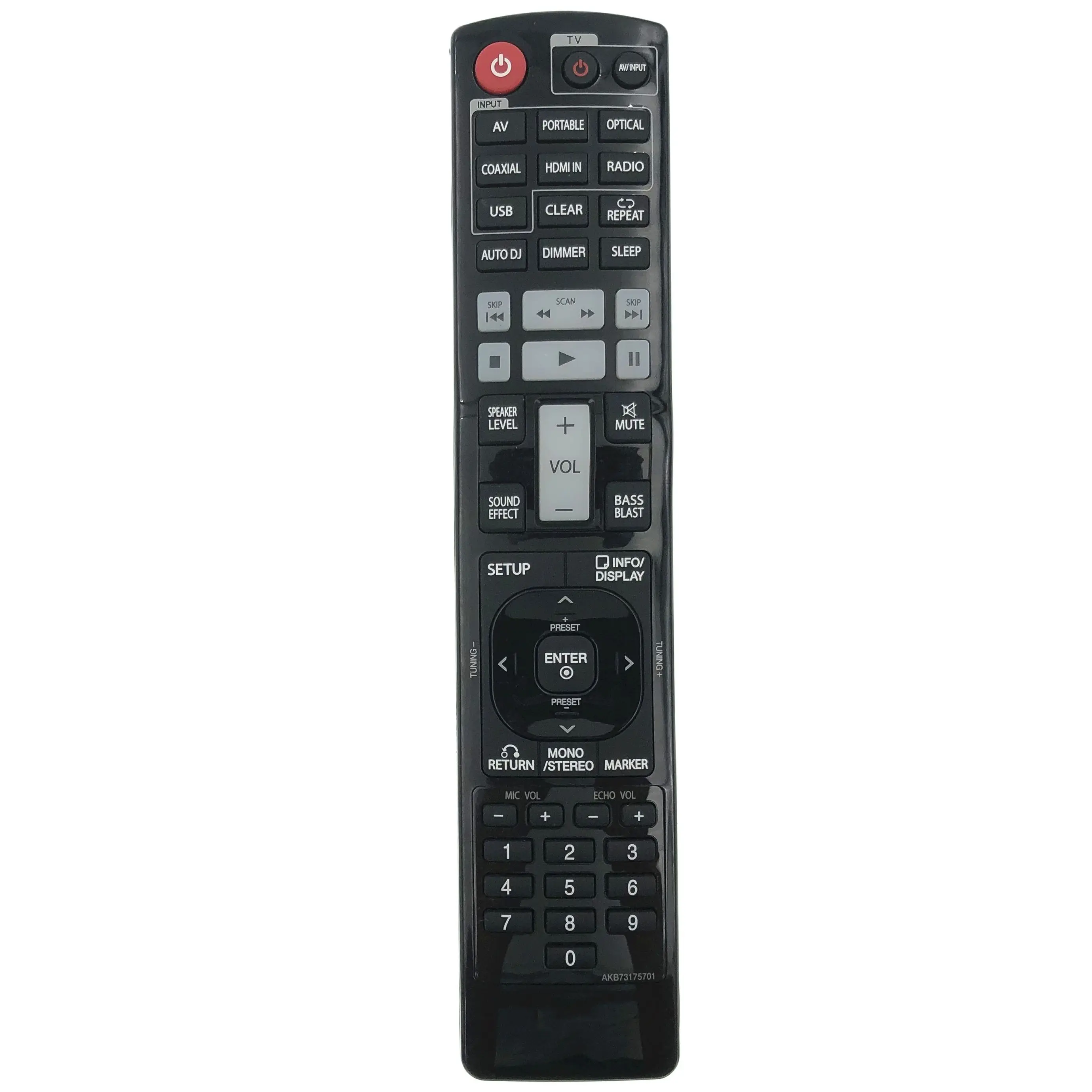 

New Original AV RECEIVER SYSTEM Remote Control AKB73175701