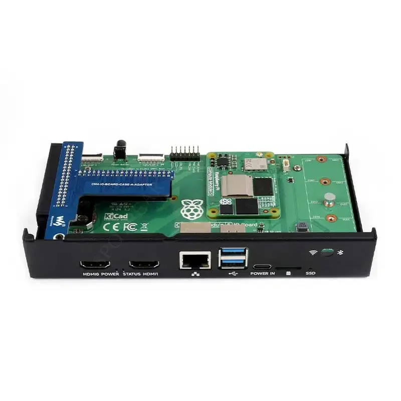 Raspberry Pi CM5 IO BOARD CASE A  WIth Fan for Official Compute Module 5 IO Board