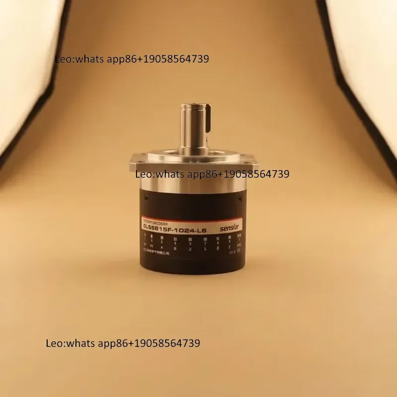 58mm Magneto-Electric Incremental Rotary Encoder 10-1024PPR Solid Shaft High Temp Resistance for Heavy Industrial