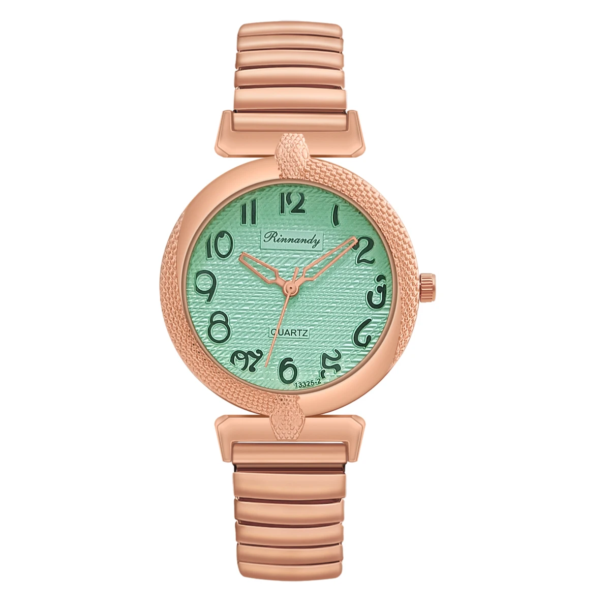 Fashion Simple Luxury Women Stretch Strap Quartz Watch