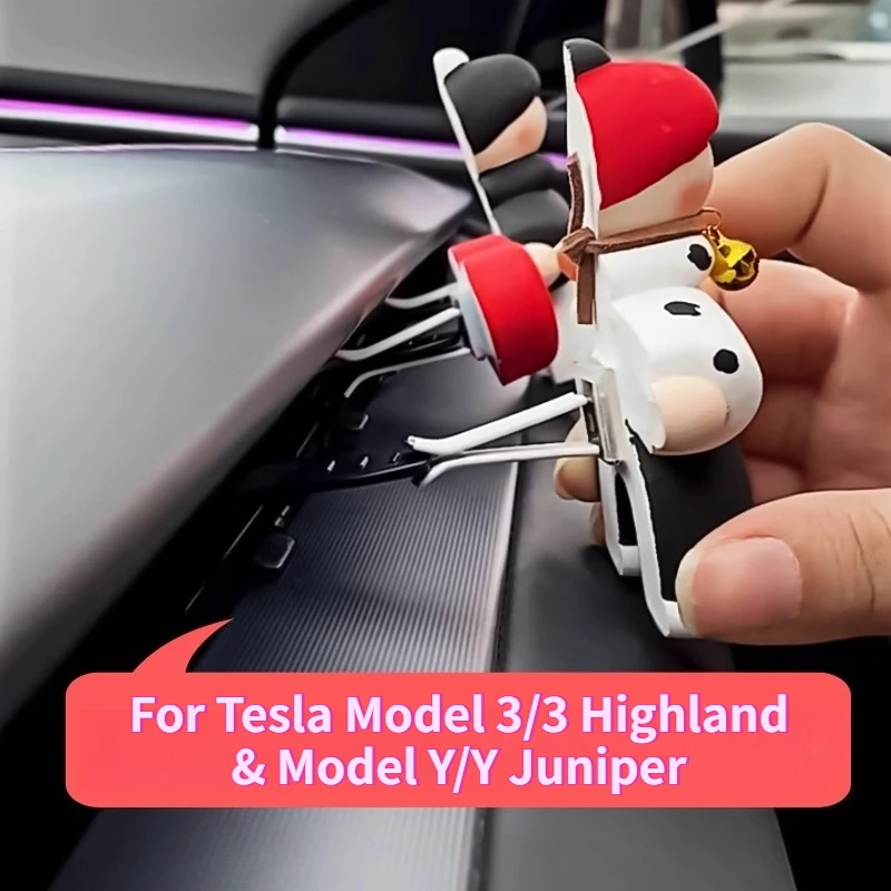 

Air Outlet Aromatherapy for Tesla Model 3 Y Highland Juniper 2021-2025 Car Ornaments Fragrances Interior Decoration Accessories