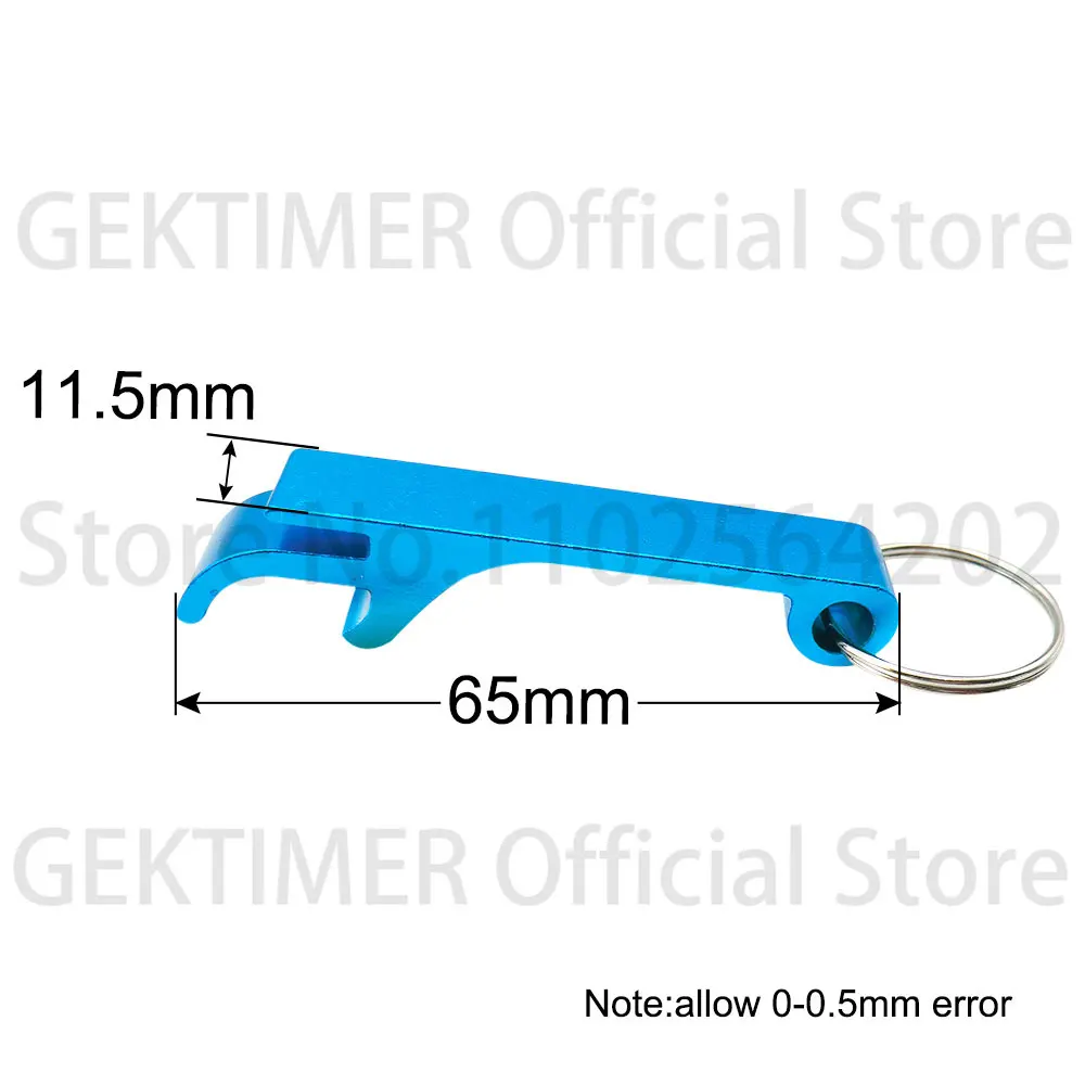 Wholesale 100/50/20Pc Personalized Logo Beer Bottle Opener Keychain Customized Name Beverage Wedding Party Favor Gifts
