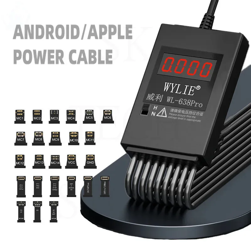 WL-638 Pro Smart Boot Voeding Kabel USB Interface Voor IPhone 6-16 Pro Max Android Telefoon Problemen oplossen Moederbord fallen