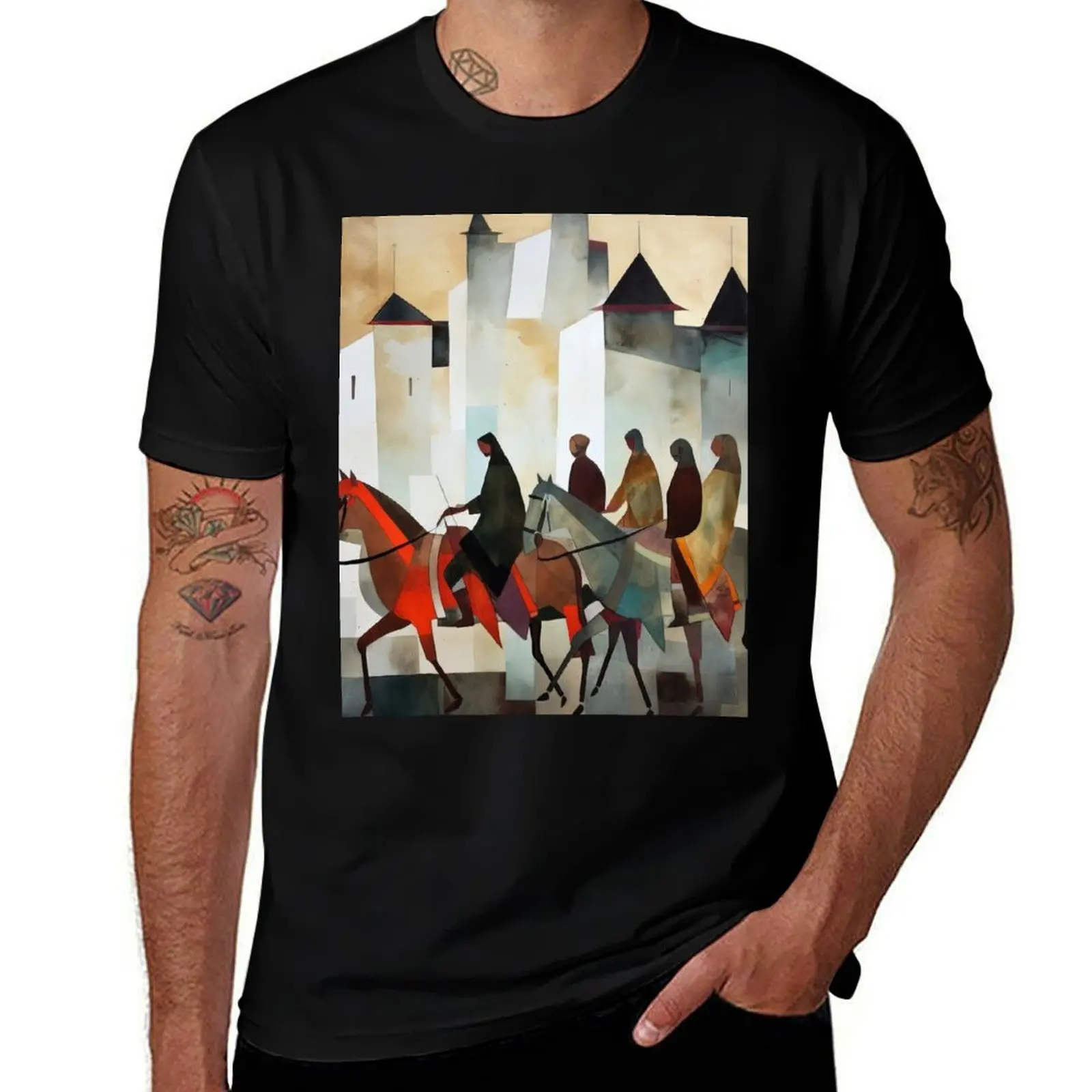 Camiseta "The Canterbury Tales", Camiseta Cómoda para Trabajar