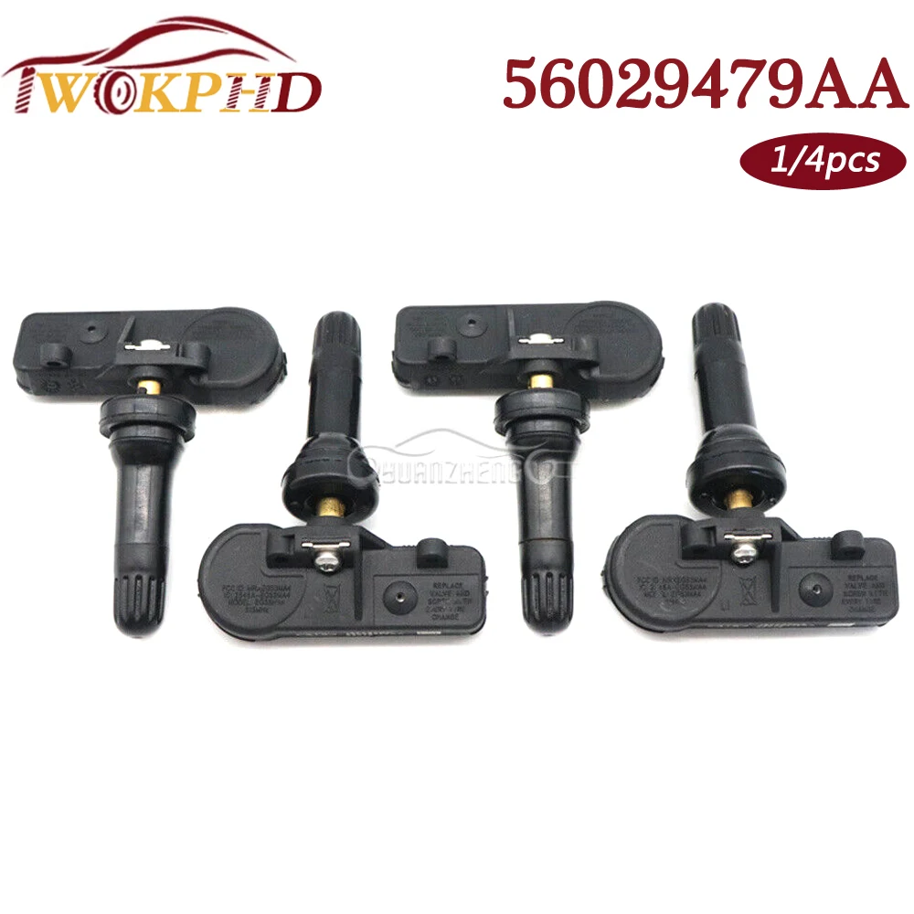 1/4PCS TPMS Tire Pressure Monitor Sensor For Chrysler SEBRING Aspen Crossfire Dodge Durango Jeep Patriot 56029479AB 56029479AA