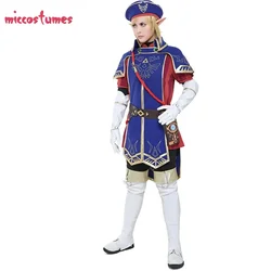 Miccostumes Men's Link Uniform Cosplay Costume Outfit for Men Halloween Coaplay Costumes