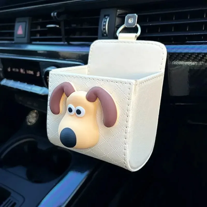 1Pc Car Air Vent Storage Pocket Hanging Phone Holder Bag Creative Car Interior Sundries Organizer Box Vent Mount Storage Bag