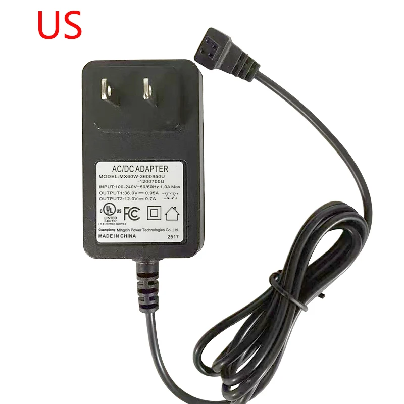 مصدر طاقة DITONG MX60W مناسب لجهاز عرض HY300Pro+، 36 فولت/0.95 أمبير و12 فولت/0.7 أمبير