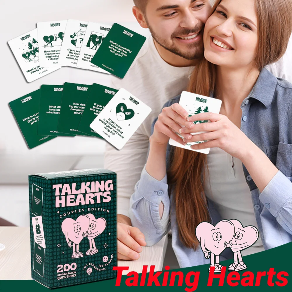 2-5boxes Couples Conversation Cards Couple Card Game Couple Fun Interactive Card Games for Date Nights & Travel Adventures