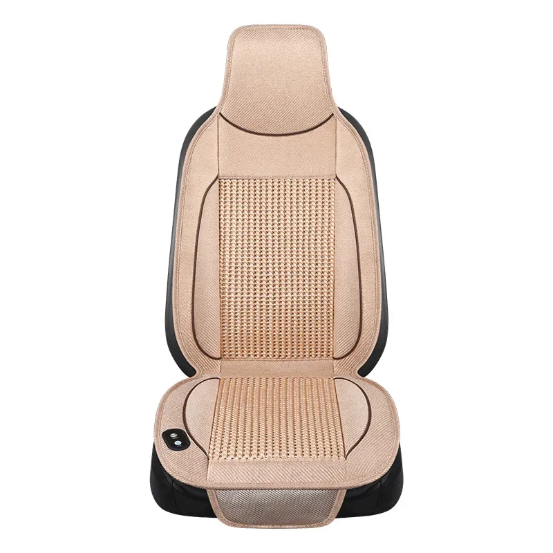 Summer Car Ventilation Seat Cushion Cooling Blow Air Seat Cushion Summer Ice Silk Breathable Truck Cooling Cushion with Fan