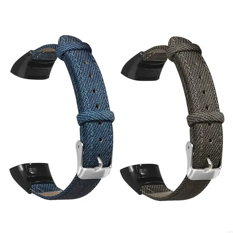 Correa cuero Y88B adecuada para Band 5/4, pulsera resistente agua, reloj inteligente duradero, pulseras