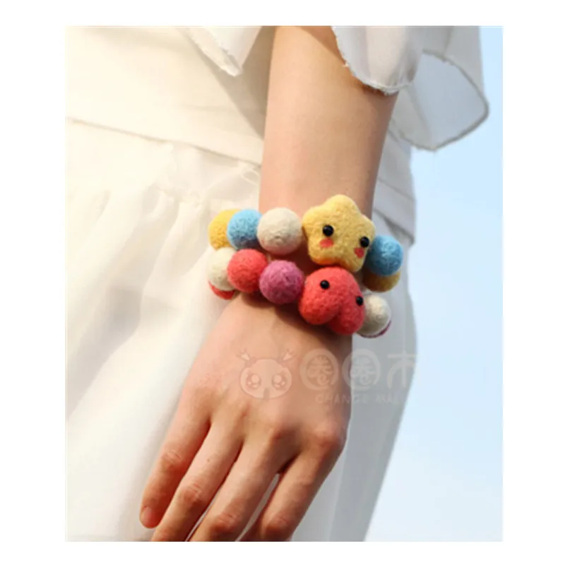 

Звезда Любовь мультфильм Животные набор шерсти набор для рукоделия шерстяной войлок игла валяние браслет рукоделие сделай сам ручная работа