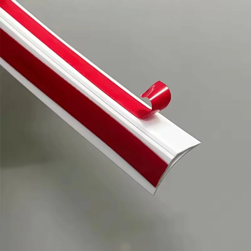 1 قطعة 1 متر/39.37in شريط زاوية الأرضية ذاتية اللصق جدار الزاوية صب Linetriangular حافة الشريط التفاف خط السد ديكور #3