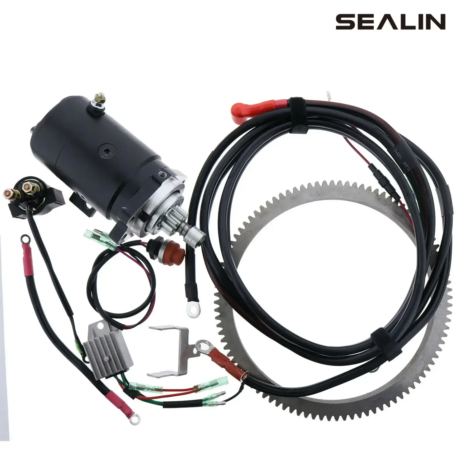 Electric Start Conversion Kit For Yamaha E48CMHL 760CC 35KW 48HP 55HP Enduro 2 Stroke T50 T48 M50 M48 & MORE