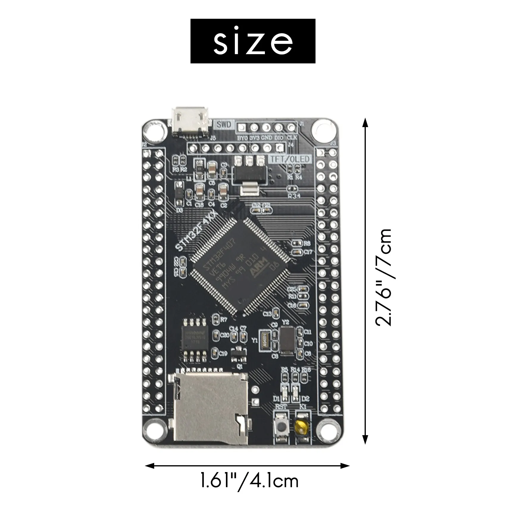 

Leading-STM32F407VET6 STM32 System Core Board STM32F407 Development Board F407 Single-Chip Learning Board