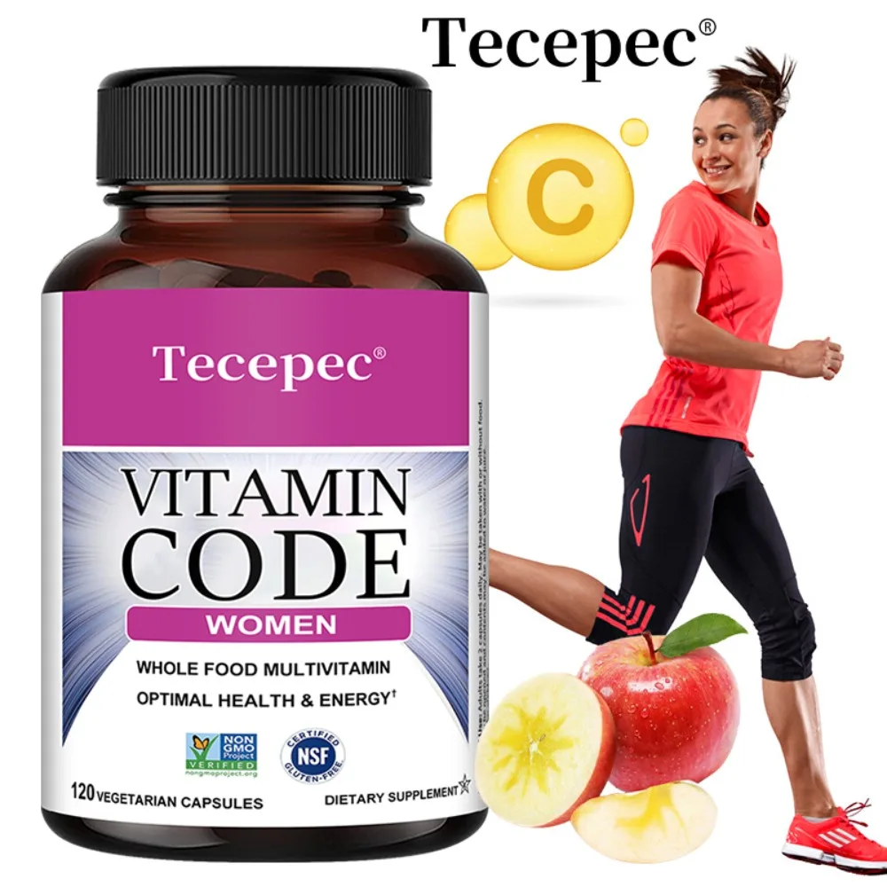 Vitamin Code Women - Whole Food Multivitamin, Optimal Health and Energy Support, Non-GMO, Vegetarian Capsules