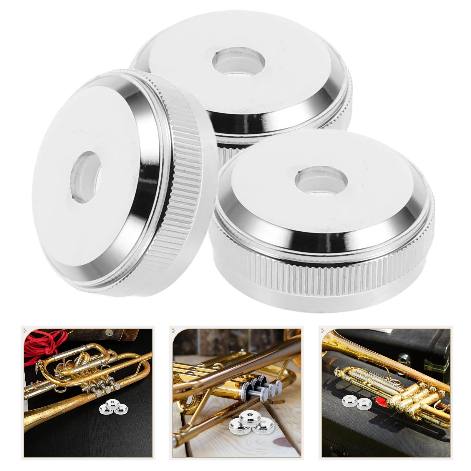 

3Pcs Copper Trumpet Valve Piston Screws Precision Designed for Optimal Sound Transmission and Easy Replacement