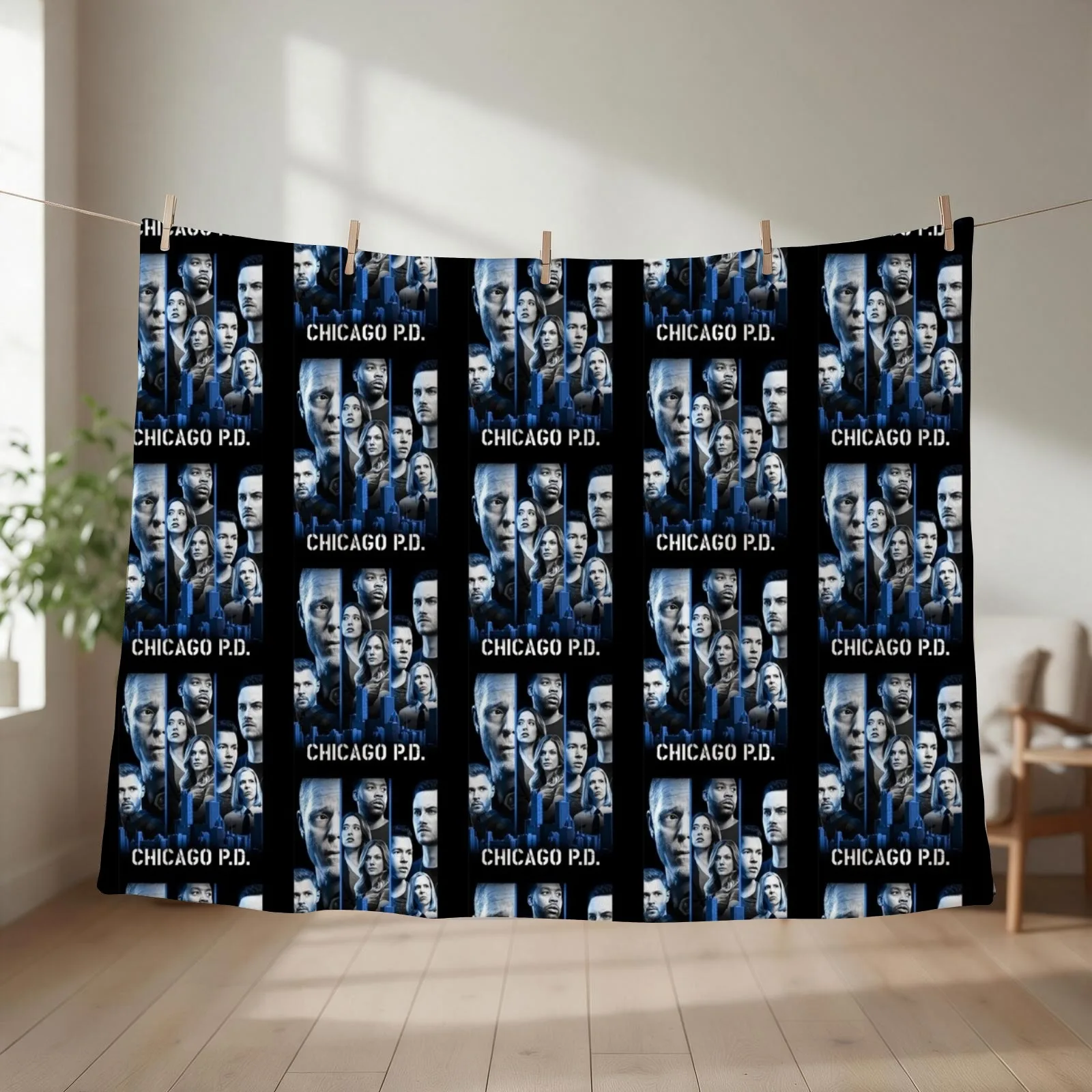 Chicago Med. Throw Blanket couch cozy soft plush fuzzy picnic outdoor blanket