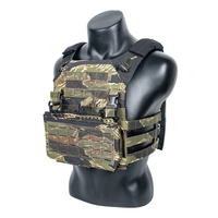 Military Airsoft JPC 2.0 Tactical Vest BAC Tiger Stripe Lightweight Outdoor Sports Vest with MK5 Chest Rig