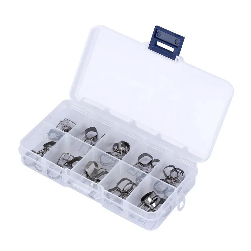 40PCS Dental Orthodontic Space Maintainer 1st Molar Band Loops Dental Ortho 2nd Molar Gap Retainer 32#-41# Dentistry Materials