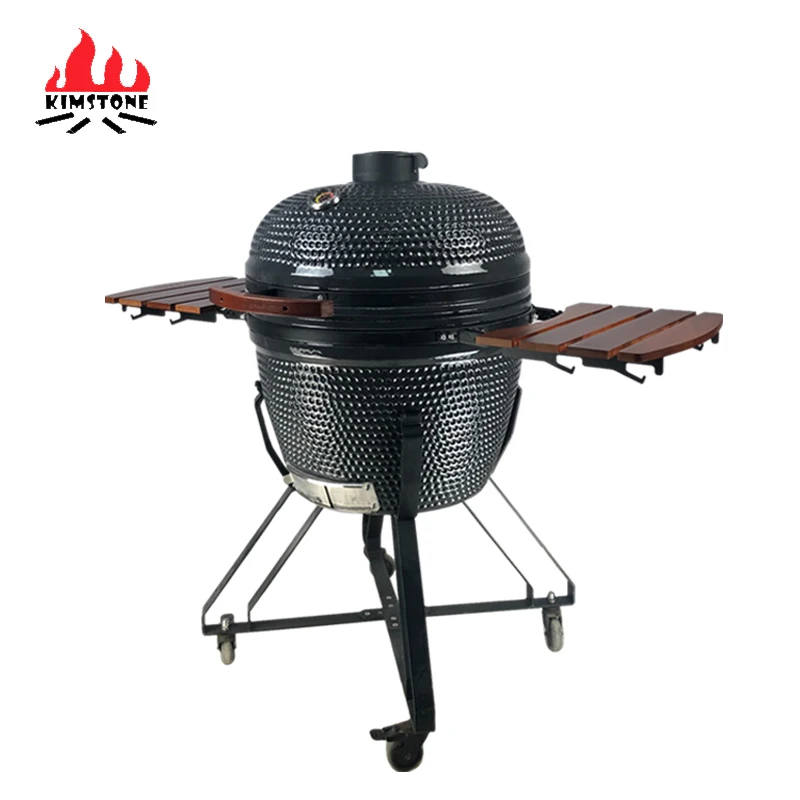 KIMSTONE Classic Extra Large Size XL XXL 26 inch ceramic Black Big Egg Bbq Grill Bbq Griller Kamado Grills