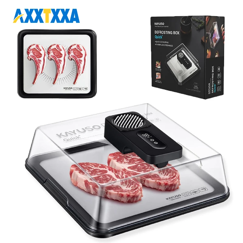 Rapid Defrosting Tray for Frozen Meat, Meat Thawing Tray | Airflow Technology, Meat Defroster, Smart Defrosting Mat, Thawing Mat