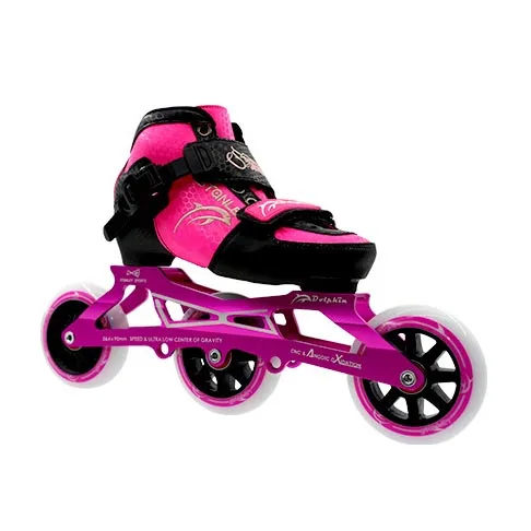 

Children's Speed Roller Skates with Big Speed Wheels Convertible Three-to-Four Wheels Size Adjustable 4*100MM Wheels