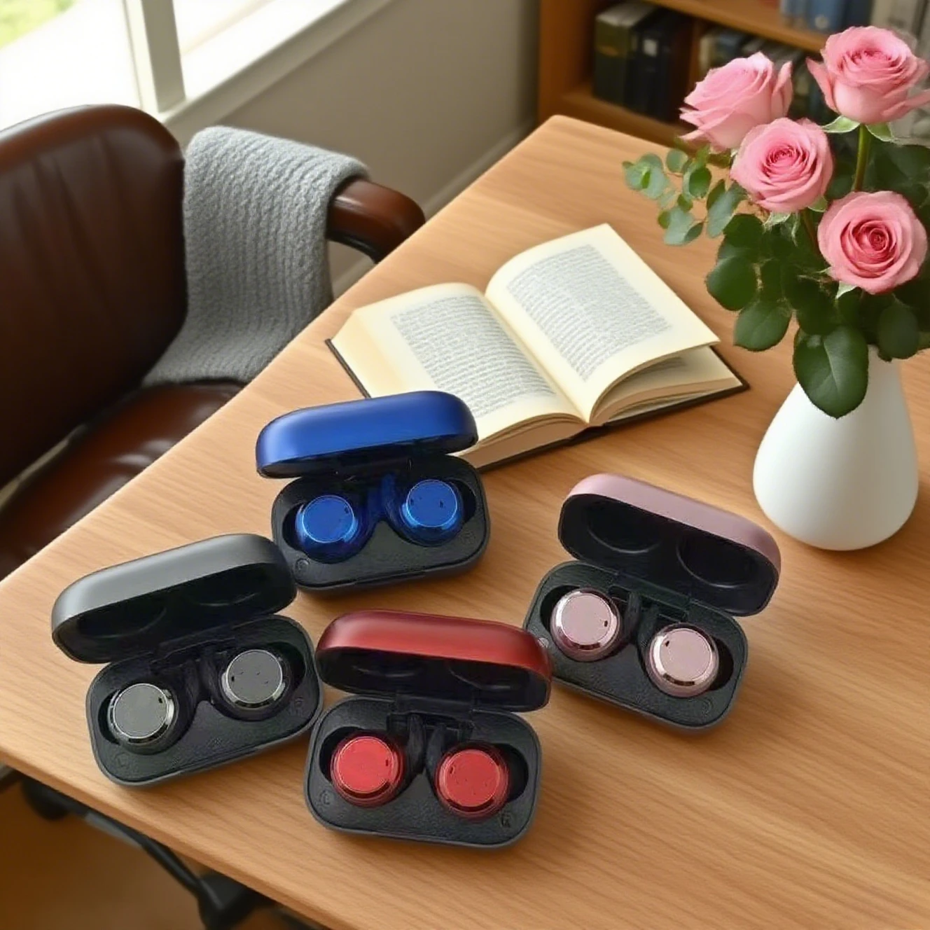 

T280TWS True Wireless Bluetooth Earbuds, In-Ear, Sports, Waterproof, Heavy Bass, Gaming Stereo, Compatible with