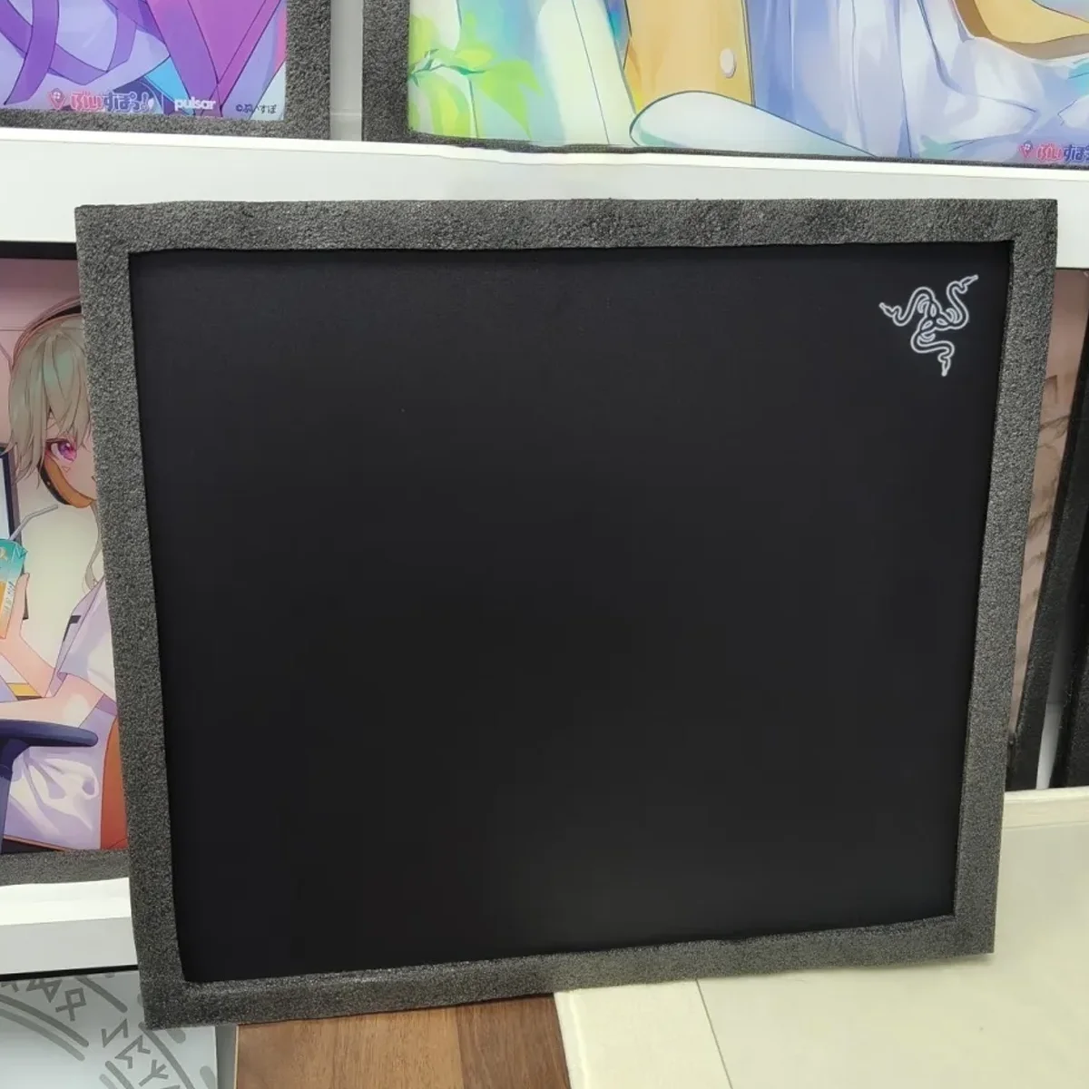 Solid Color FOR-Rasers Glass Mouse Pad HD Custom Tempered Up