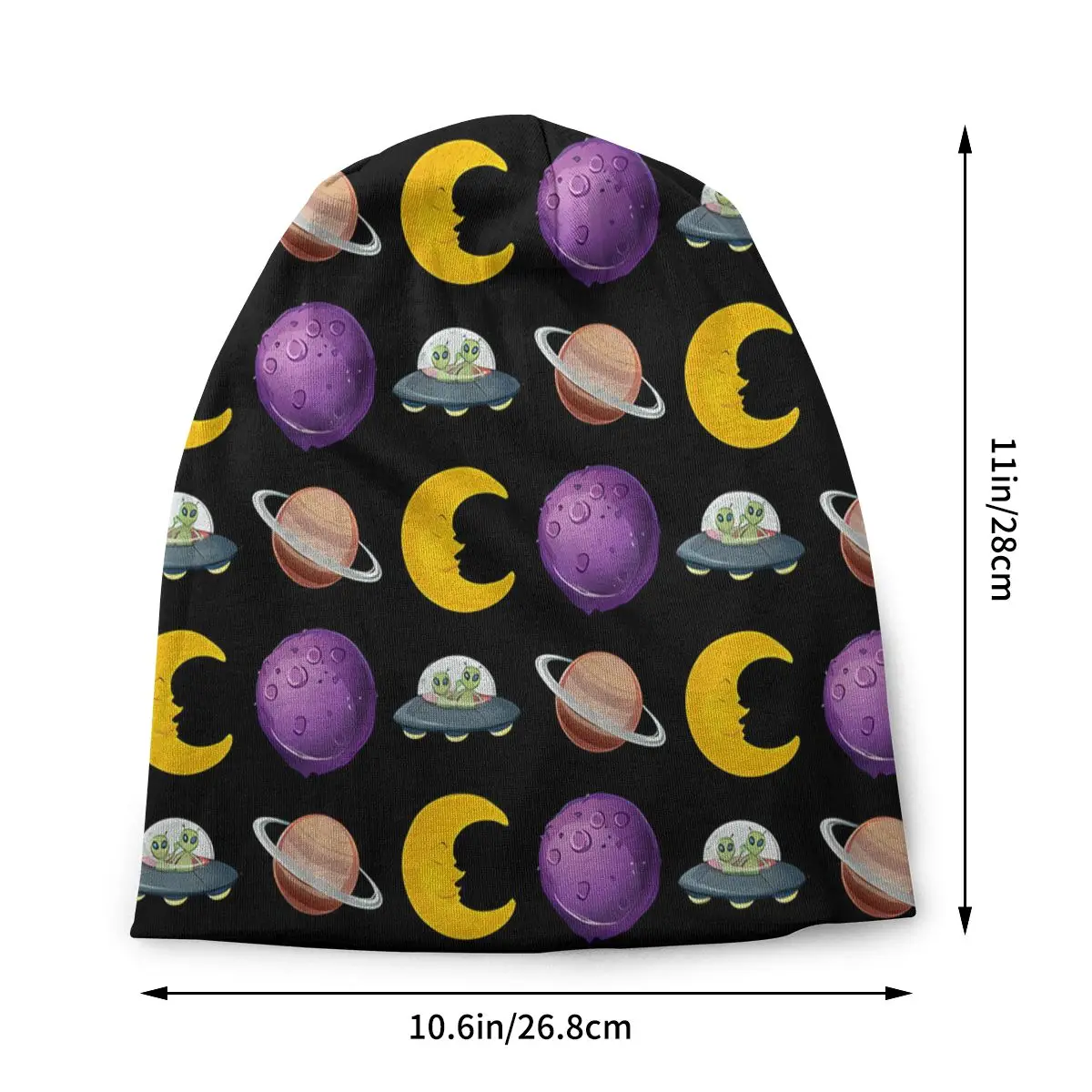 Bonnet Hats Alien And UFO Men Women's Mars Cartoon Jupiter Thin Cap Street Skullies Beanies Caps