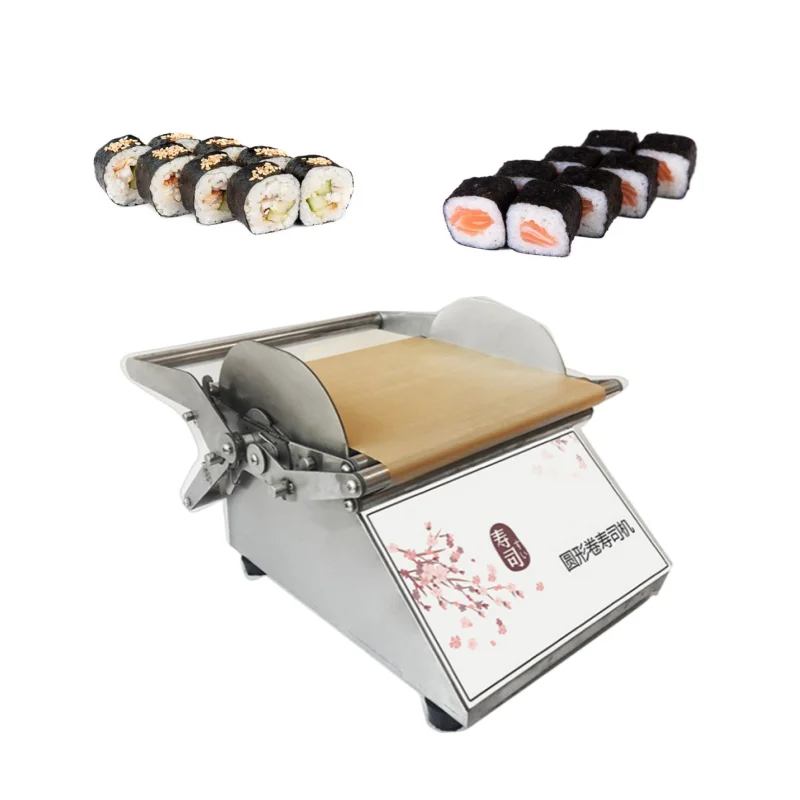 ماكينة صنع السوشي المستديرة المربعة المحمولة ماكينة لف لف أرز السوشي اليابانية ماكينة تشكيل لفة السوشي اليدوية