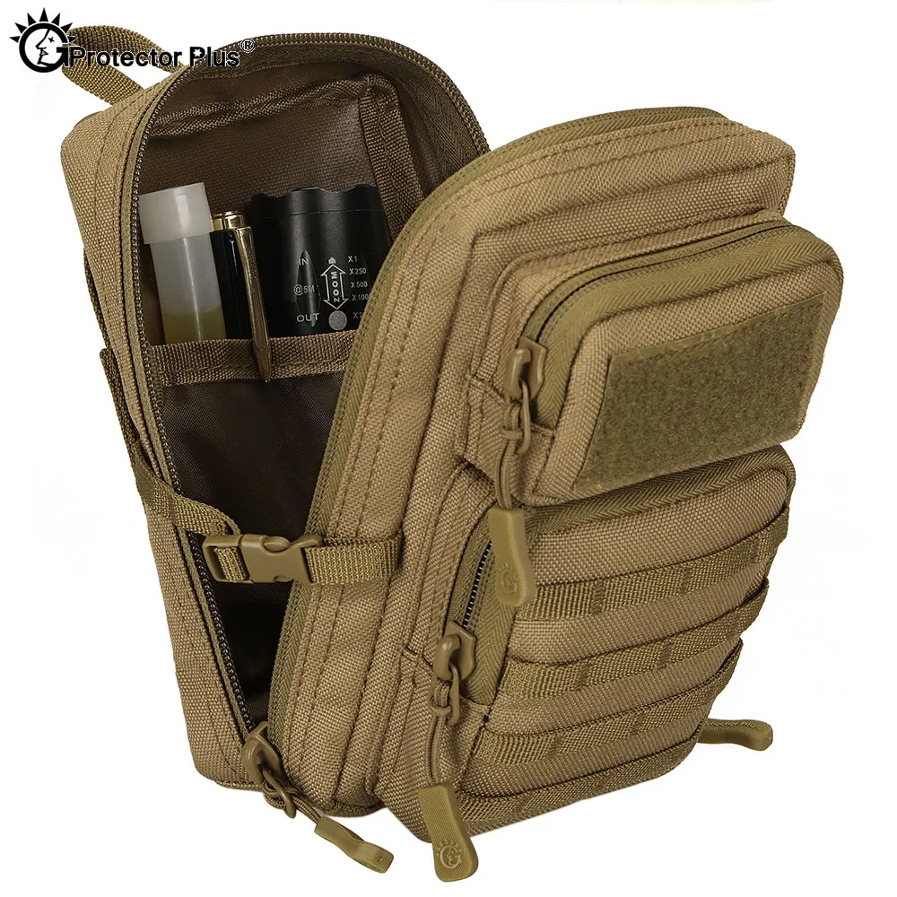 Riñonera táctica MOLLE de nylon ripstop para smartphone - imagen 5