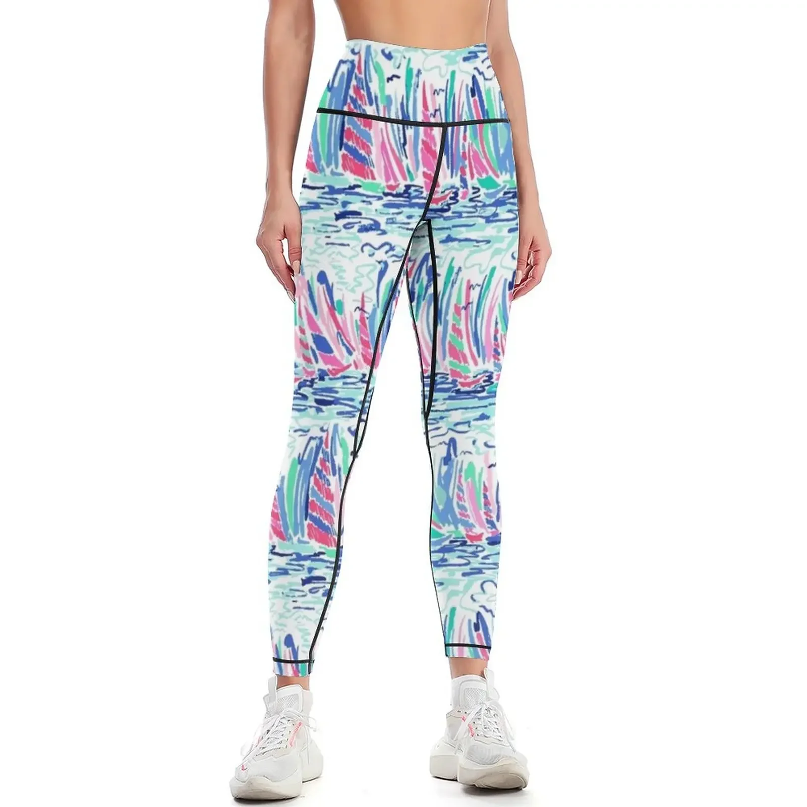 

Sailboats. Regatta Leggings sports shirts gym Women sports for girls legging pants raises butt Womens Leggings