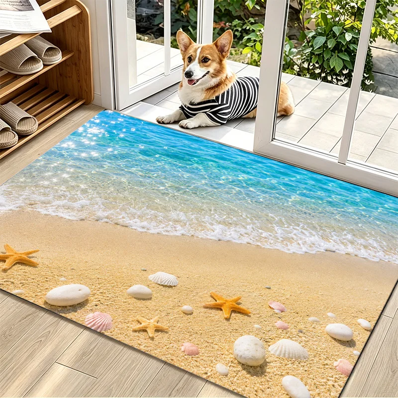 Vintage Circular Welcome Carpet With Traditional Pattern Ideal For Supermarket Restaurant Office Floor Decoration Application